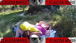 Fat Curvy Woman Eats Pussy Cookies and Gets Water Bottle in Ass