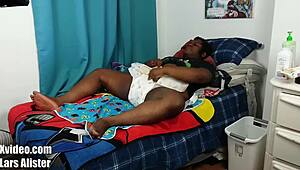 Diaper Wetting Training for Ebony Fetish Fans