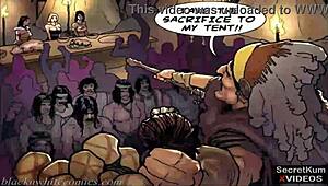 oh man, this monster cock black sheriff threesome in wild west bbc interracial hentai gets me every time. those sassy indian whores take it rough in prison!