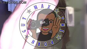 Karma grinds her juicy ebony ass on my monster cock! 💦