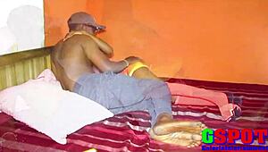 She moans helplessly as I eat her horny pussy!