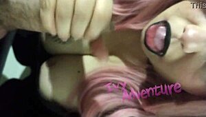 i'm a chubby goth milf suckin' huge cocks - ivyadventure