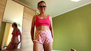 My Stepsister Helps Me Cum After Seeing Jerk Off POV Deepthroat