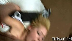 Soaked Oral Stimulation Pleasuring Teen 18+ With Blowjob And Fucking