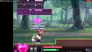 In Erisdysnomia Act, red haired girl fucks green monster men in hentai game 💚