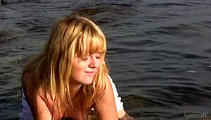 Yo, check this divine blonde teen naked in the sea... full vid is pure fire! 🔥