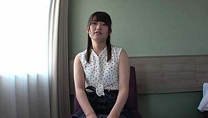 sensitive amateur mayuri trembles from touch and moans during intense fucking.