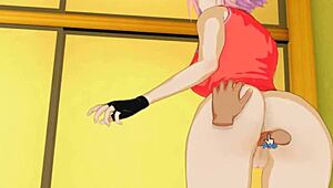 Koikatu gameplay: blowjob og creampie med Sakura i 3D hentai