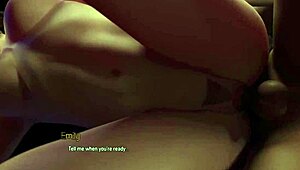 Curvy brunette enjoys intense doggy style and swallows cum in cartoon porn