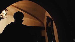 Wicked blonde inn keeper encounters mysterious stranger in intriguing adventure