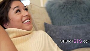 My tiny 18+ stepsis enjoys humping her pillow