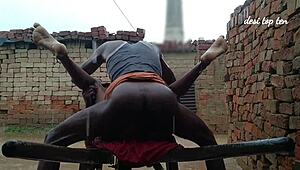 sister-in-law got drenched and we fucked her outdoors