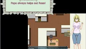 losing a race and he grabs the blonde's big tits!