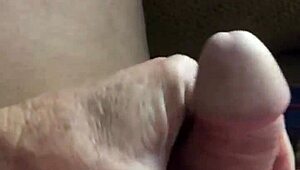 Amateur close-up orgasm from slow motion masturbation