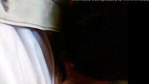Interracial couple engages in oral and anal sex