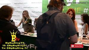 Hiphopbling TV interviews Vita Pro 21 and Cassidy Klein at AVN Expo in Las Vegas with wild moments.