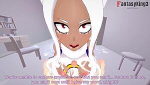 Rumi Mirko gets bold POV fucking in Boku No Hero cartoon