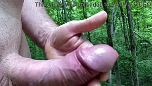 Look at the cum dripping from my cock while edging