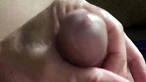 Amateur close-up orgasm from slow motion masturbation