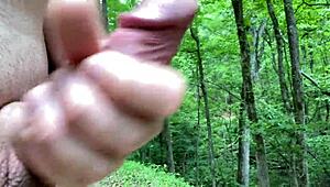 Look at the cum dripping from my cock while edging