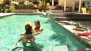 Brett Rossi and Celeste Star engage in steamy face licking and mutual pleasure