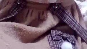 A gay stepbrother's pleasure in watching his stepsister's intimate moments
