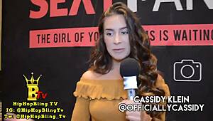 Hiphopbling TV interviews Vita Pro 21 and Cassidy Klein at AVN Expo in Las Vegas with wild moments.