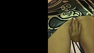 French amateur slut in black white pink satin panties gets fucked deepthroat ass to mouth