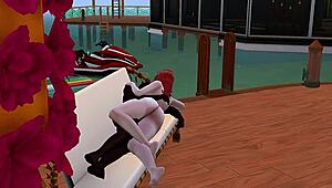 i tamed that bad girl on the beach, she sucked my monster cock