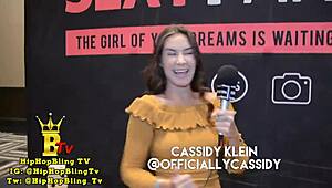 Hiphopbling TV interviews Vita Pro 21 and Cassidy Klein at AVN Expo in Las Vegas with wild moments.