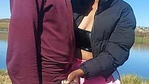 Lilpuddingbowls Sucks Monster Cock In Public