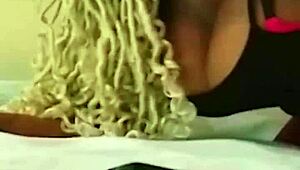 Fucking me doggystyle with big black cock!