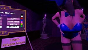 Cammy White Rides Cock in Virtual Reality Game Cosplay with Crazy Bunny Costumes. Get Immersed in the Wild Fight!