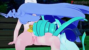 Nejire Hado Blowjob POV in Boku No Hero