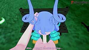 Nejire Hado Blowjob POV in Boku No Hero