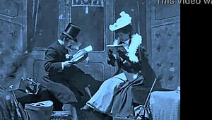 vintage hairy pussy in retro dragonfly scene