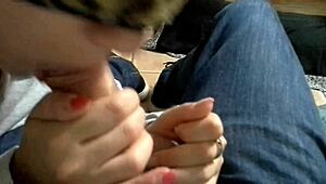 Skinny Jennifer Milano Deepthroats Monster Cock And Swallows Cumshot