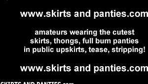 Did You Spot My Cute New Panties Under This Tight Skirt Today?