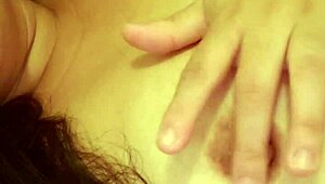 Amateur With Natural Tits Moans During Homemade Masturbation