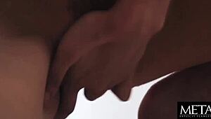 wow, watch this blonde babe stroke herself good...