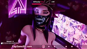 Cock hero 3D babe's hot body slammed by massive dick in wild action