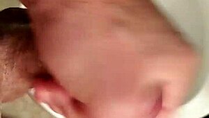 my big shiny saliva covered cock gets stroked solo in this masturbation session