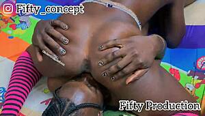 Bad Bitch Bent Over for Crazy Doggystyle Cumshot.