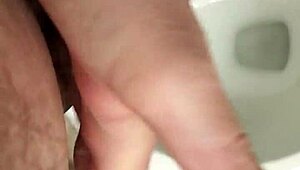 my big shiny saliva covered cock gets stroked solo in this masturbation session