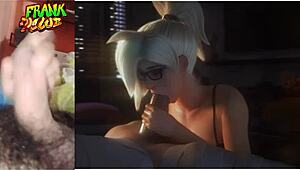 Anime Reaction to Video Game Blowjobs, Fucking, and Riding Scenes