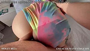 Enthusiastic fan receives amazing blowjob and rough pov sex with cum on ass