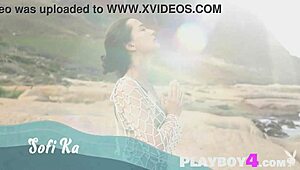 Wow! Hot Milf Sofi Ka Shows Off Booty After Steamy Striptease by Ariel!