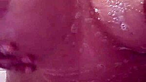 Mature Mom Uses Dildo in Bathroom