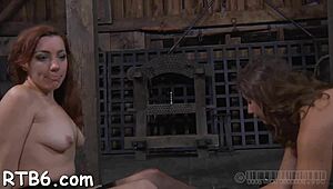 Does the slave receive agony from sucking?