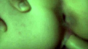 Blonde girlfriend soaks in cum